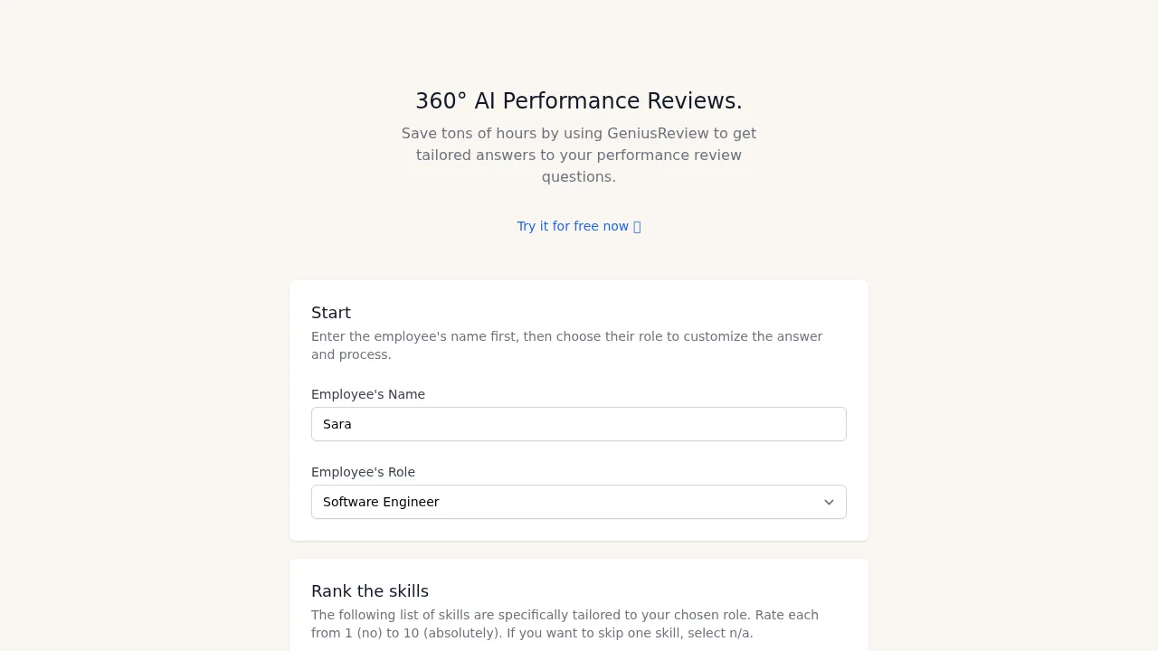 GeniusReview screenshot 1