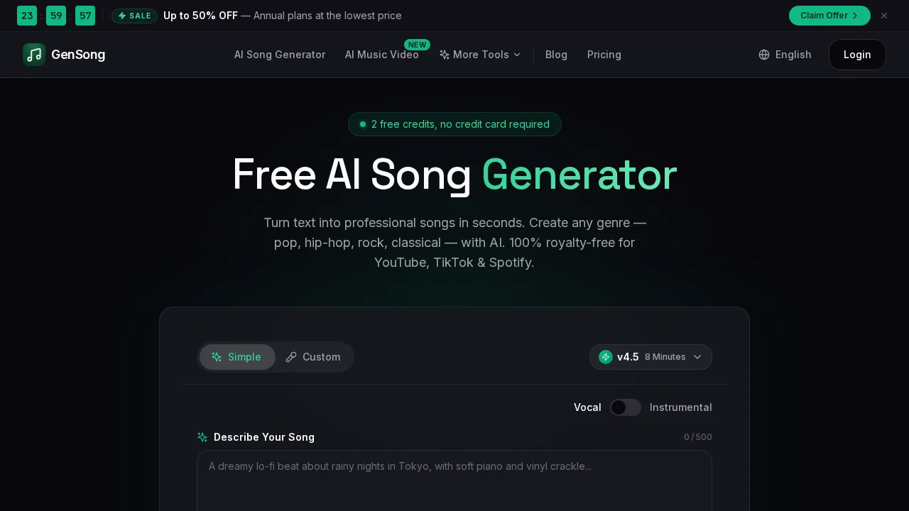 GenSong screenshot 1