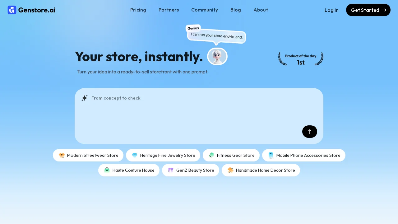 Genstore screenshot 1