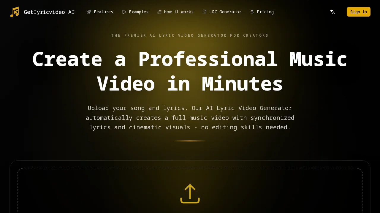 GetLyricVideo AI screenshot 1