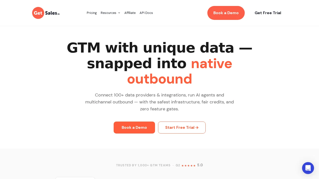 GetSales.io screenshot 1