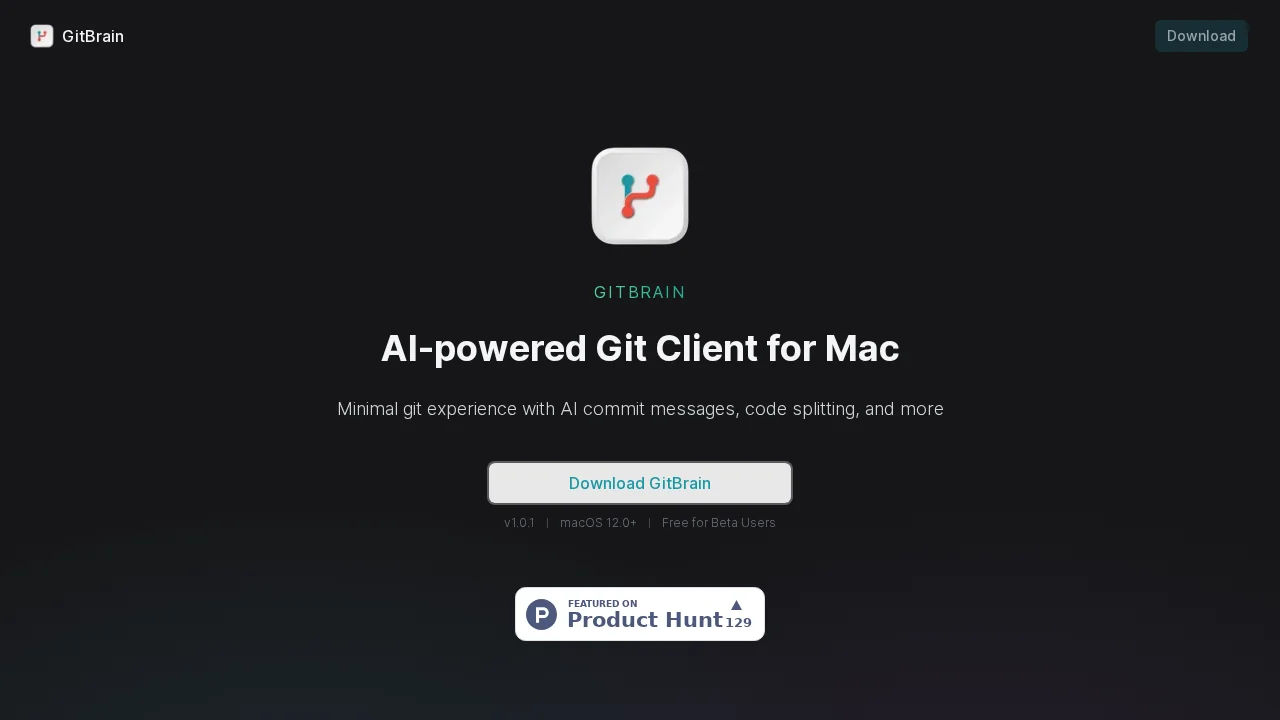 GitBrain screenshot 1