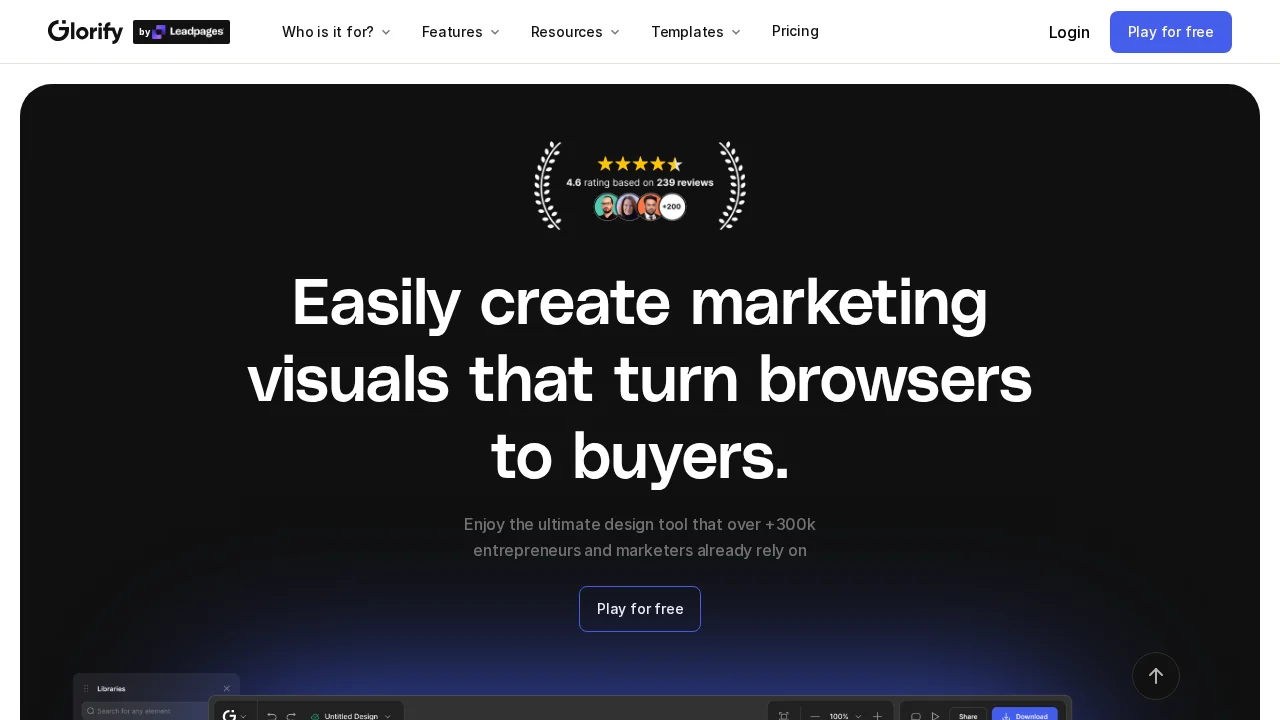 Glorify screenshot 1