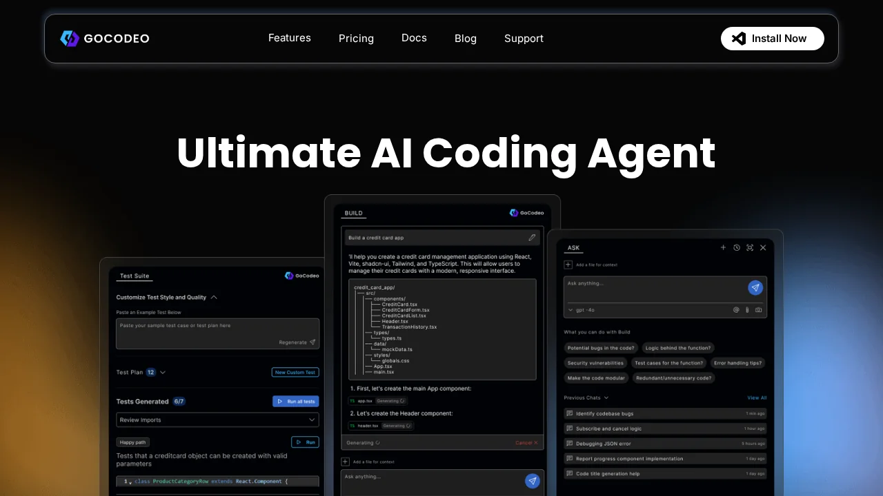 GoCodeo screenshot 1