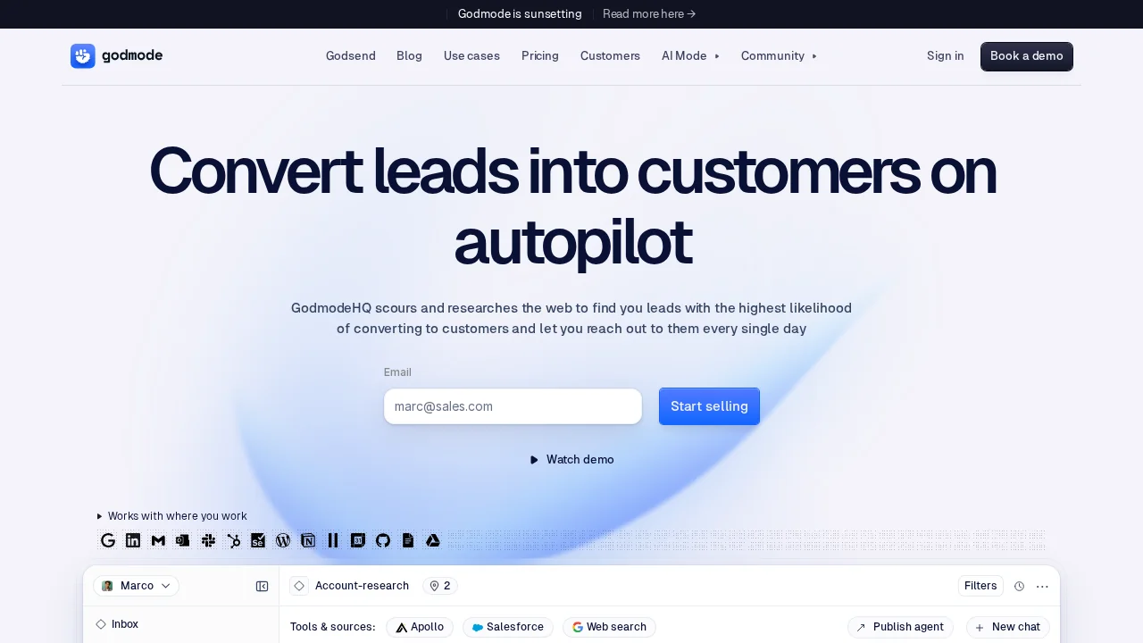 GodmodeHQ screenshot 1