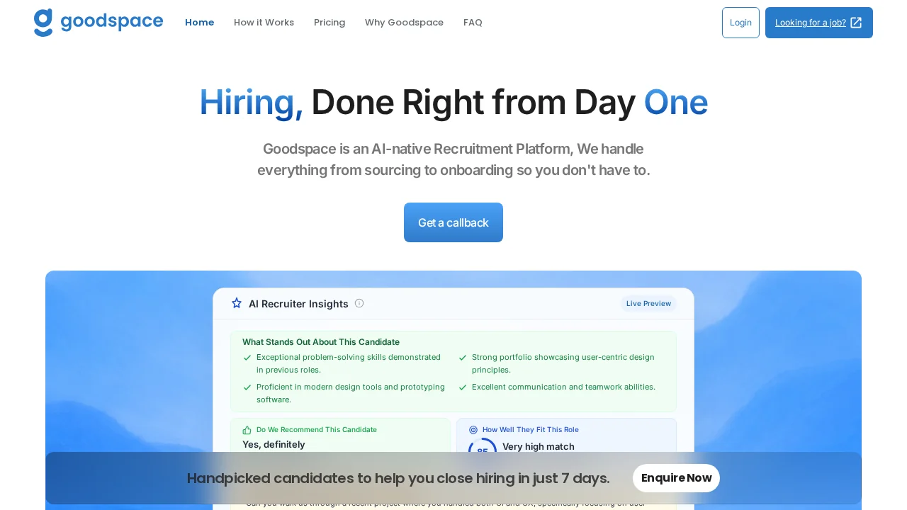 Goodspace screenshot 1