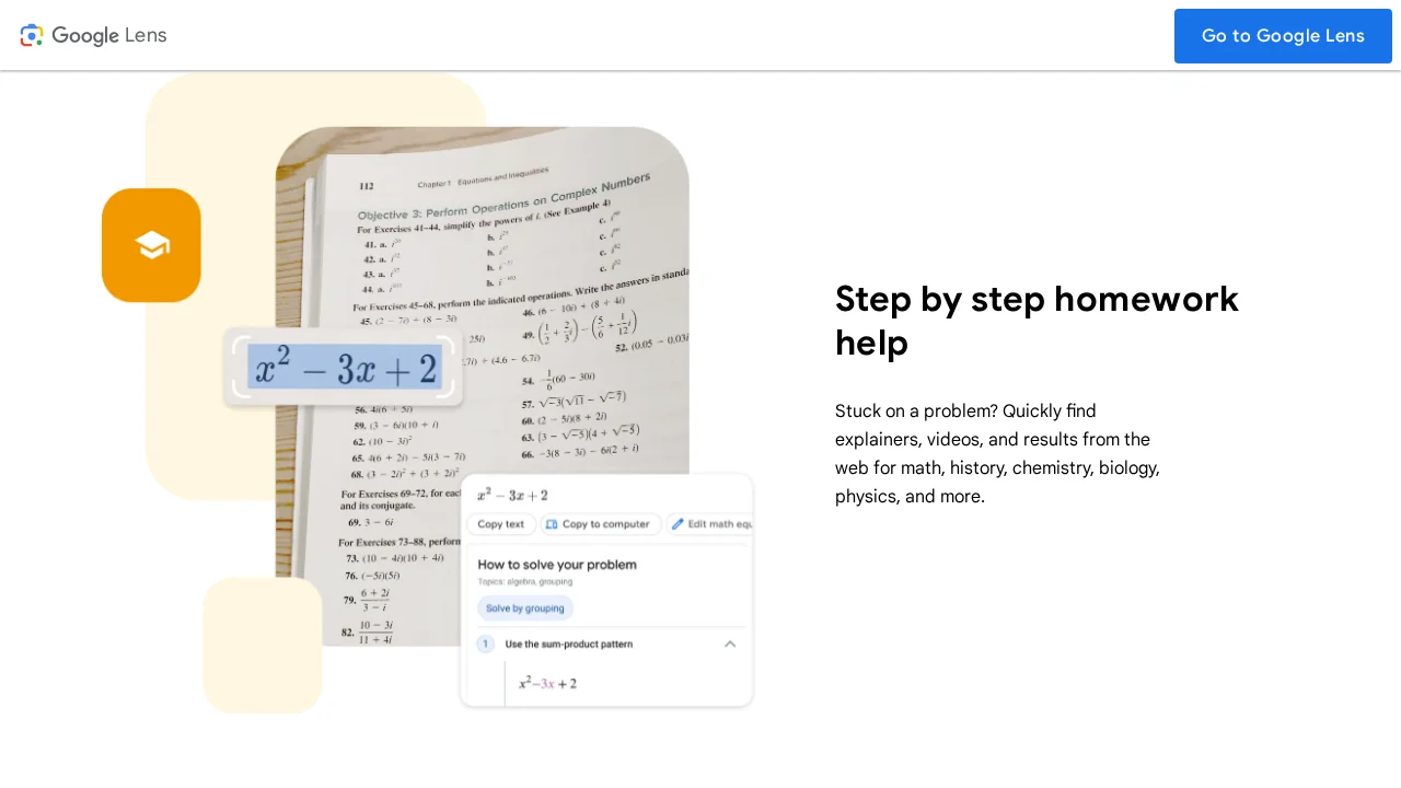 Google Lens screenshot 1