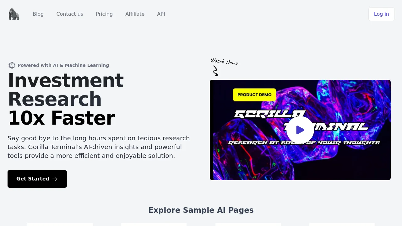 Gorilla Terminal screenshot 1