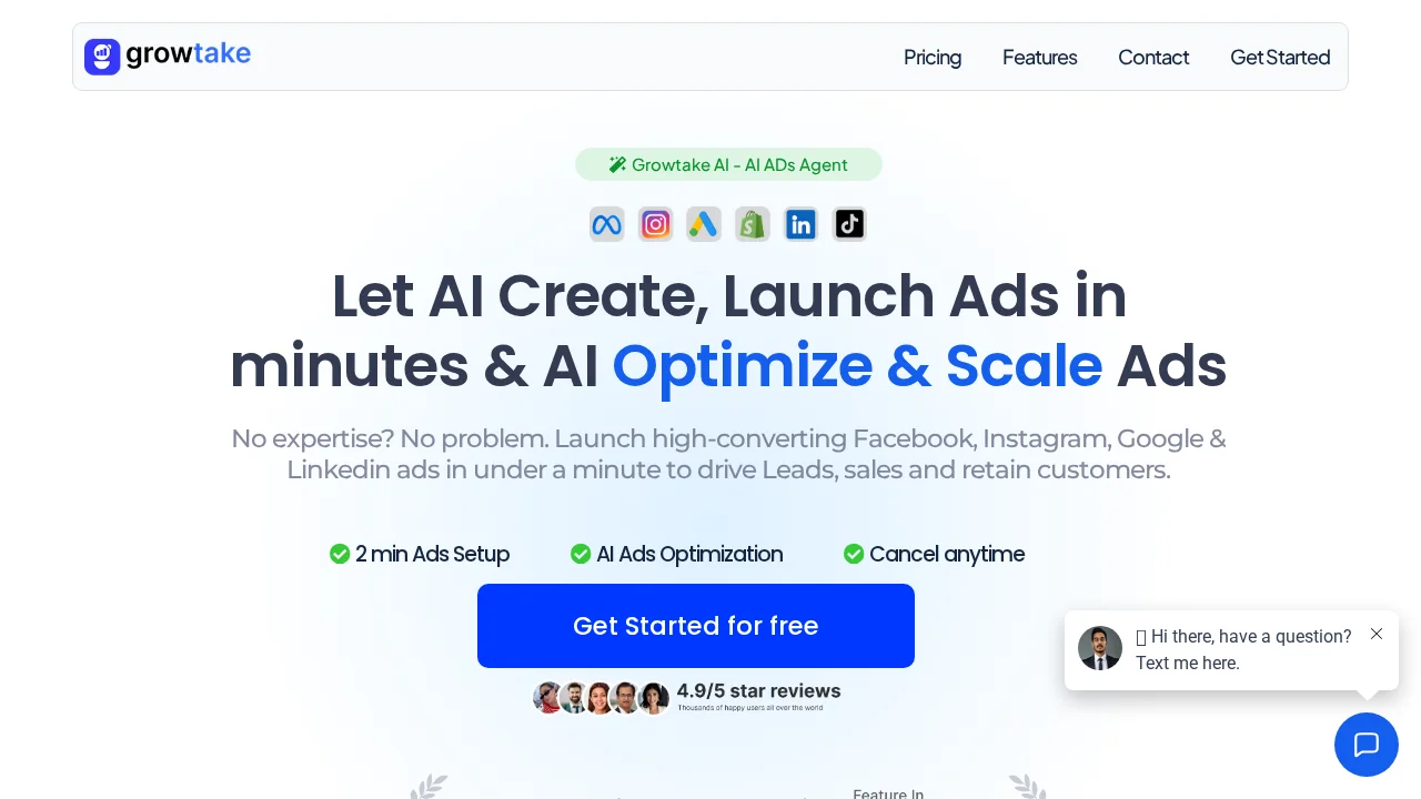 Growtake AI Ads screenshot 1