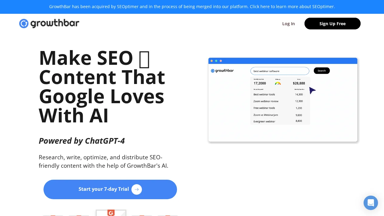 GrowthBar screenshot 1