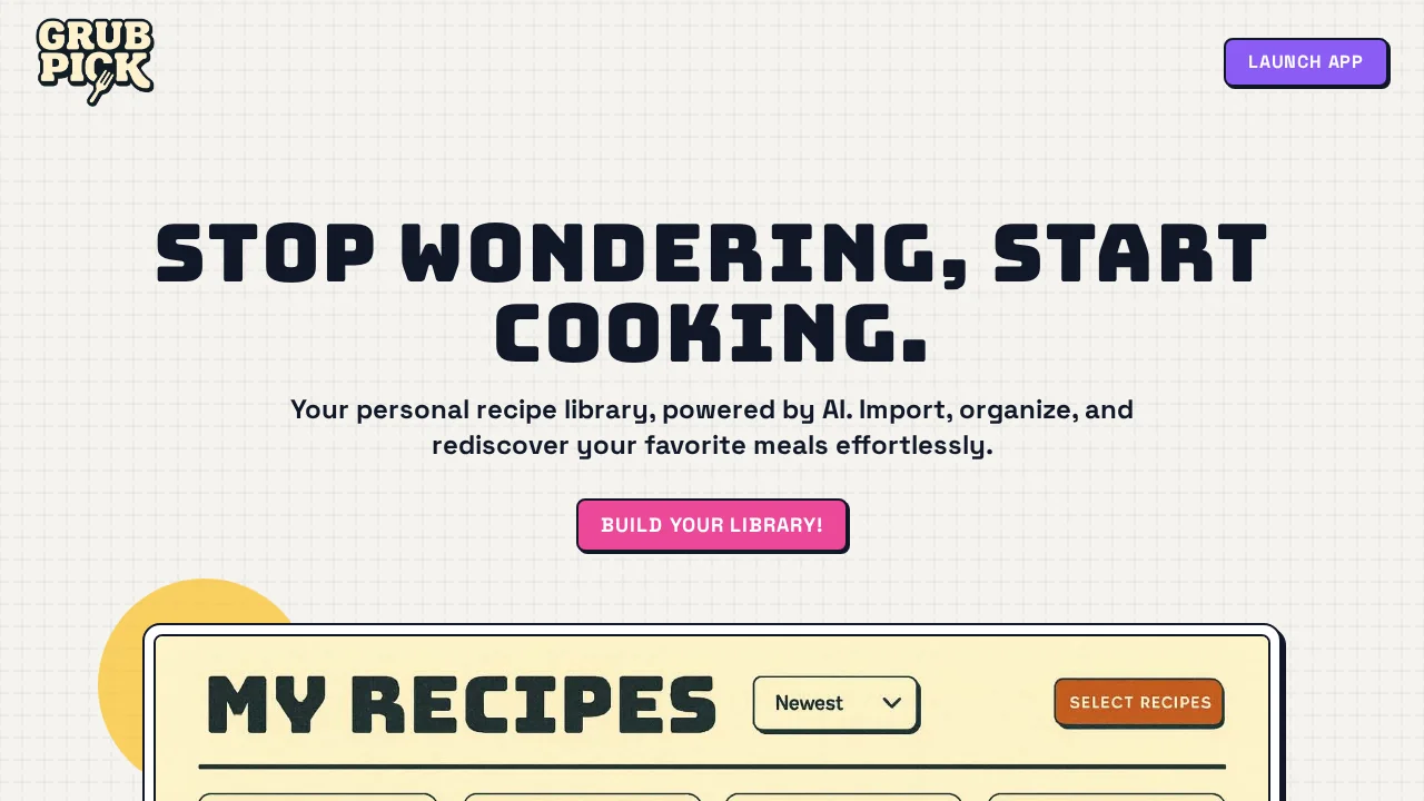 GrubPick screenshot 1