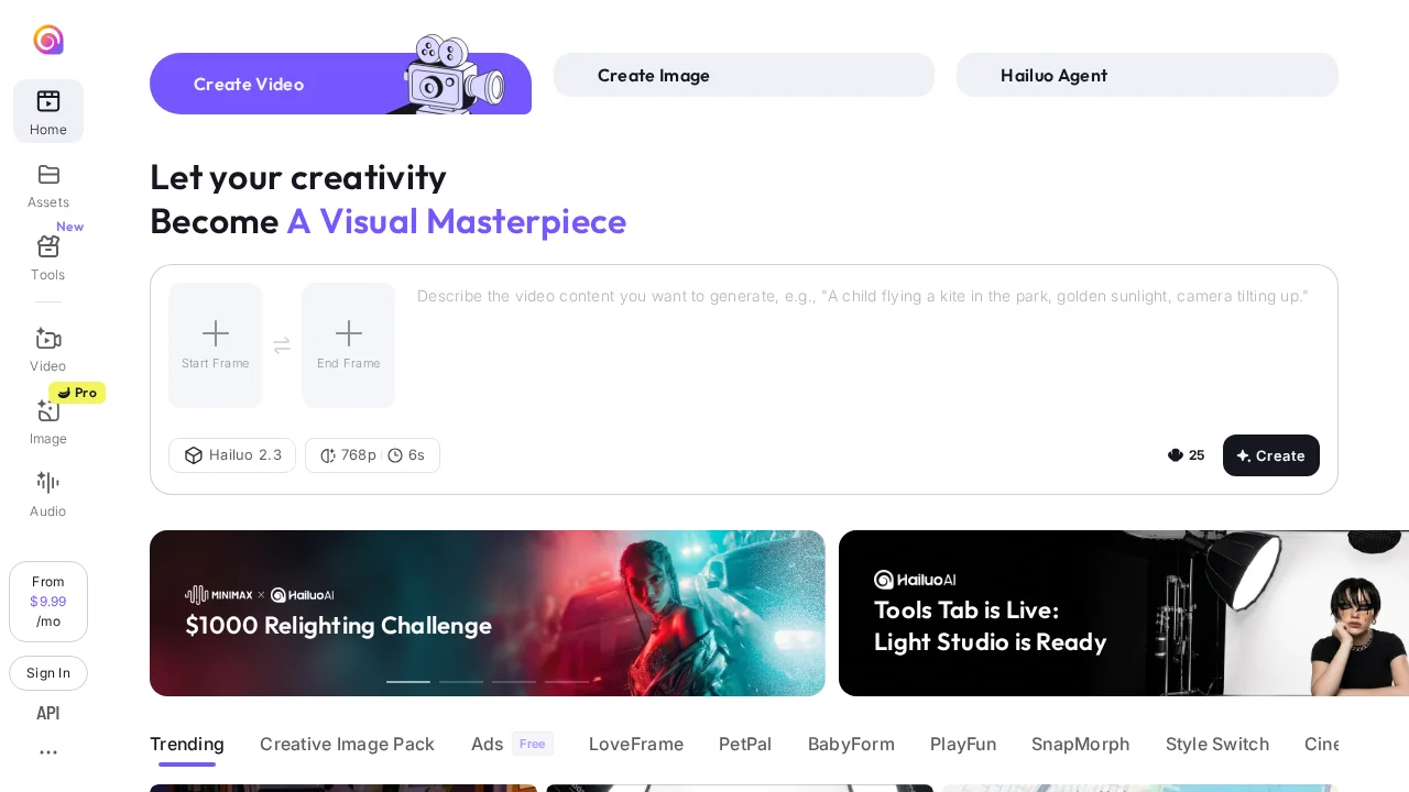 Hailuo AI screenshot 1