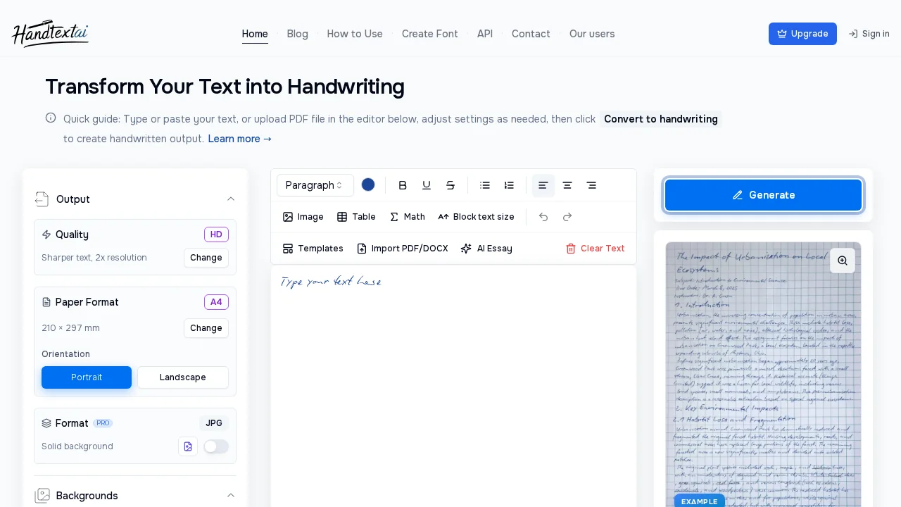 HandtextAI screenshot 1