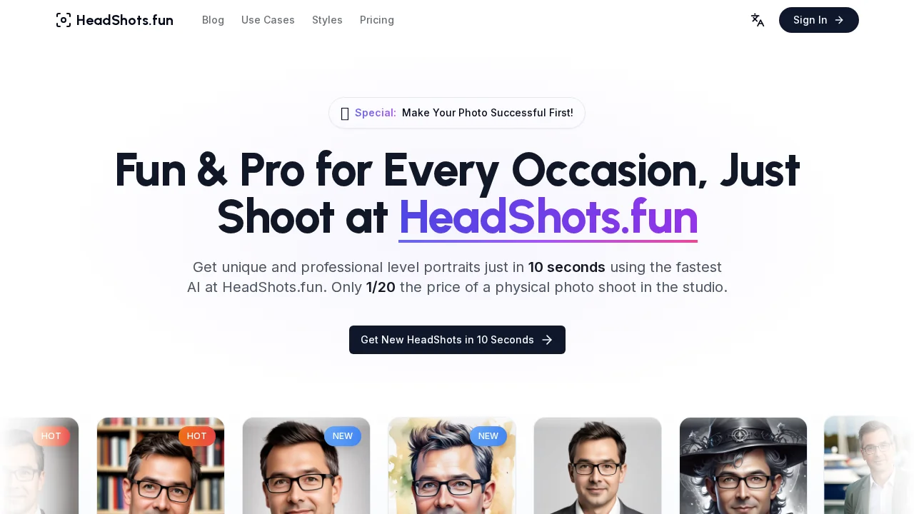 HeadShots.fun screenshot 1