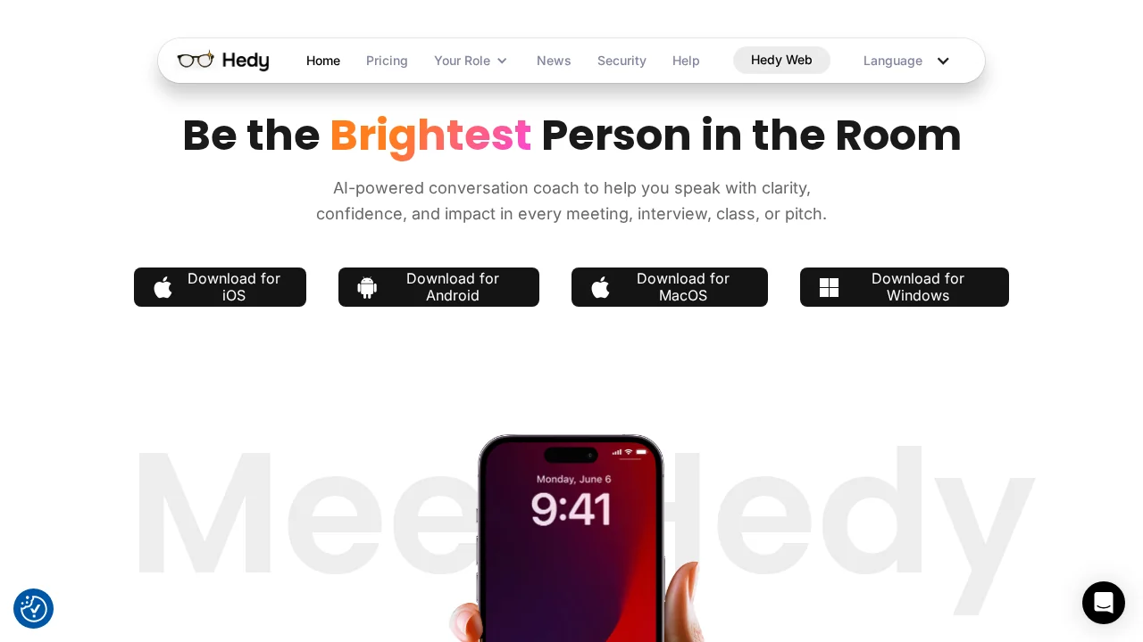 Hedy AI screenshot 1