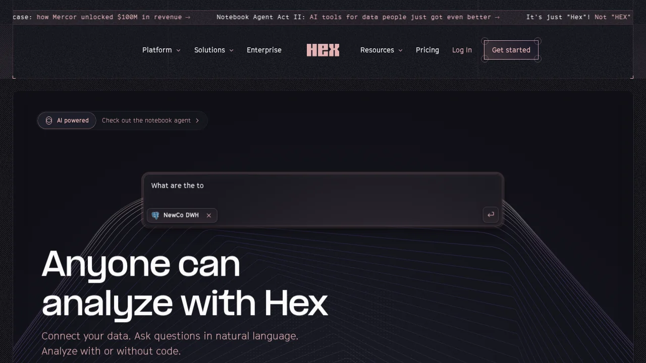 Hex.tech screenshot 1