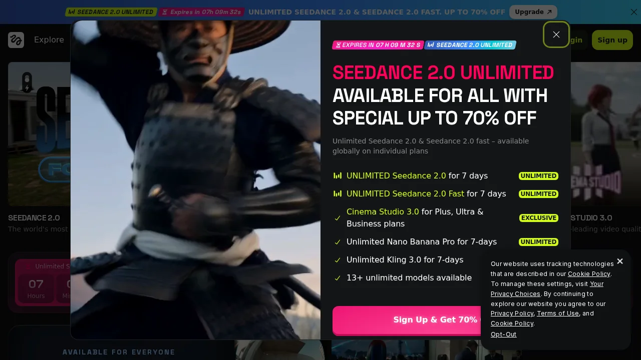 Higgsfield AI screenshot 1