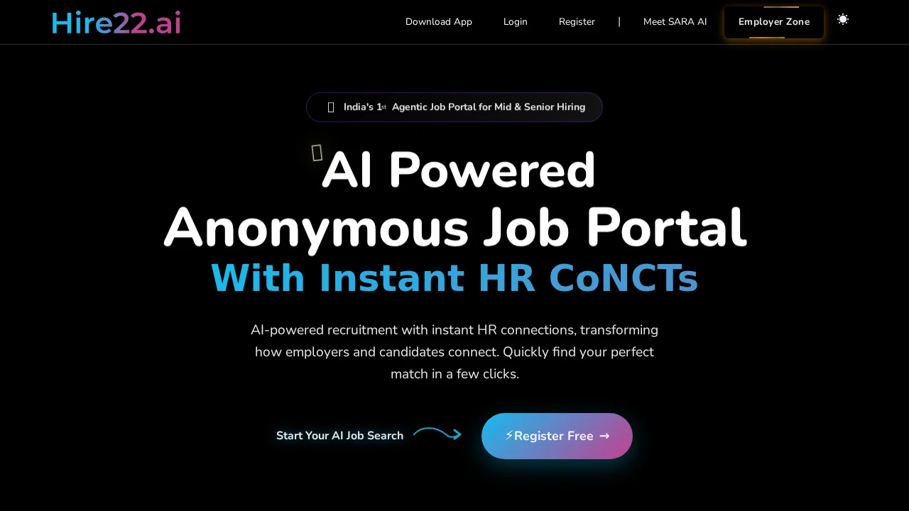 Hire22.ai screenshot 1