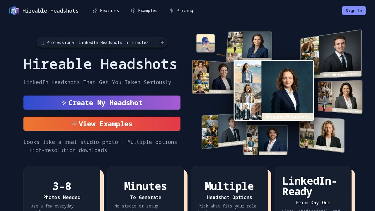 Hireable Headshots screenshot 1