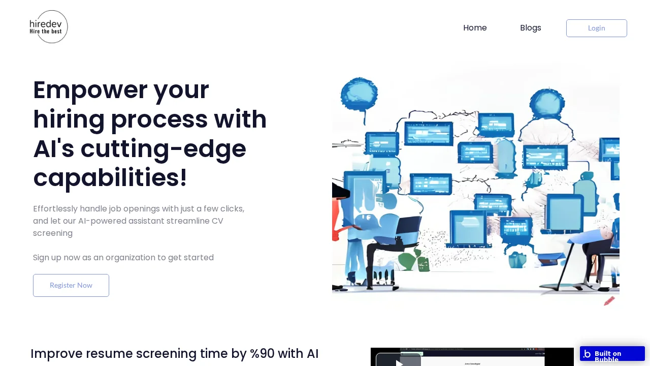 Hiredev screenshot 1