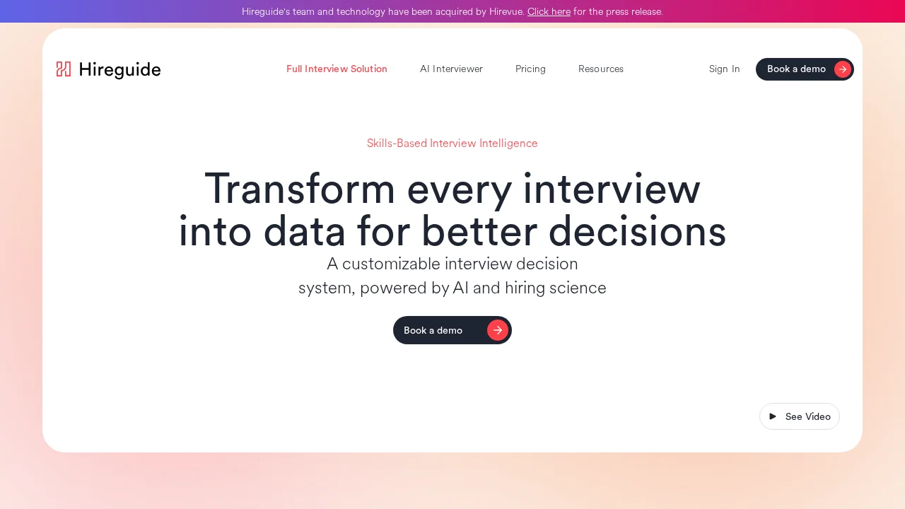 Hireguide screenshot 1
