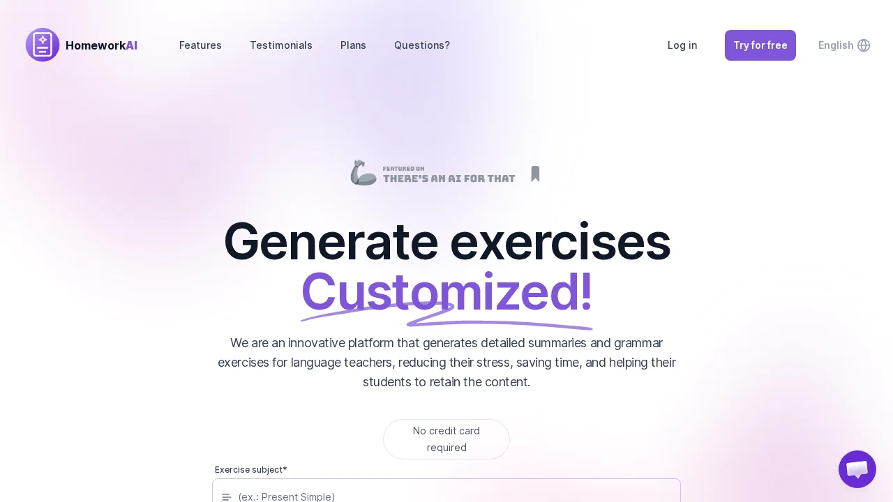 HomeworkAI screenshot 1