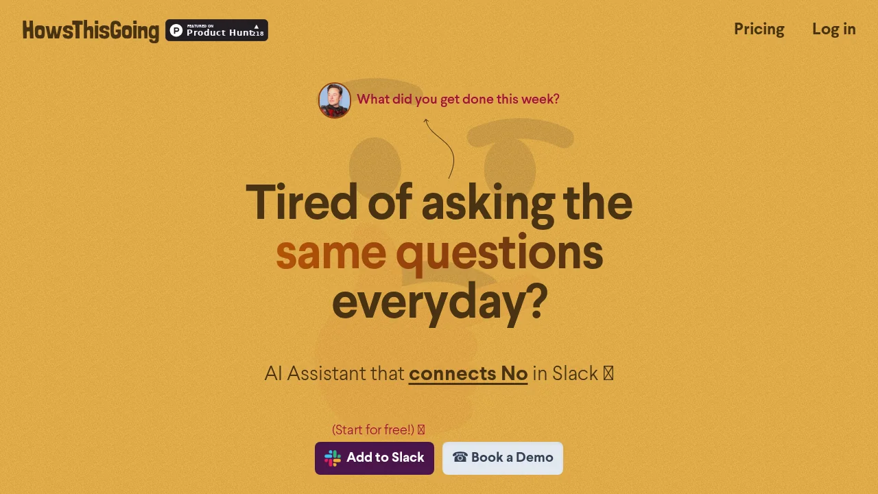 HowsThisGoing screenshot 1