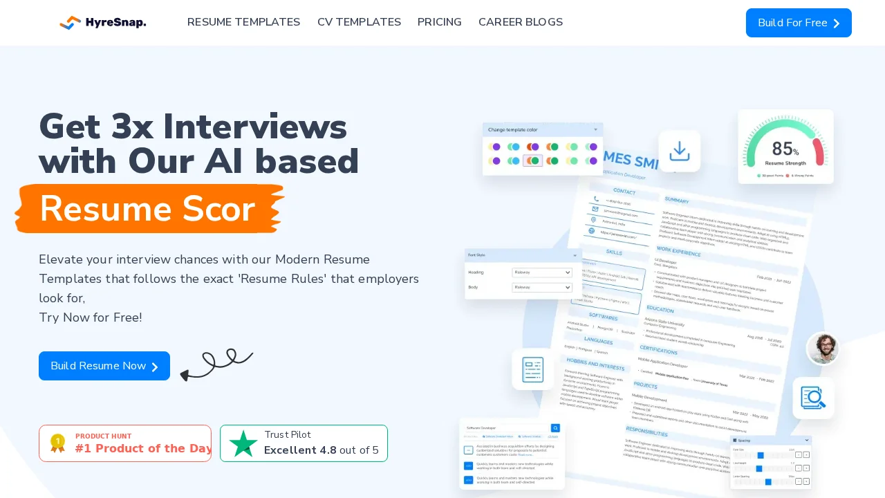 HyreSnap screenshot 1