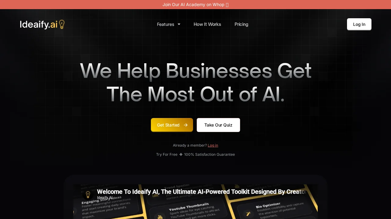 IdeaifyAI screenshot 1