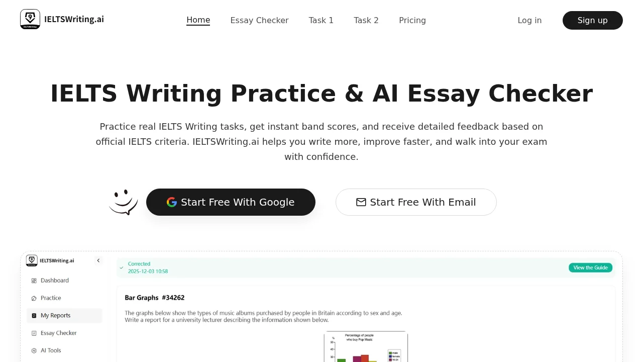 IELTSwriting.ai screenshot 1