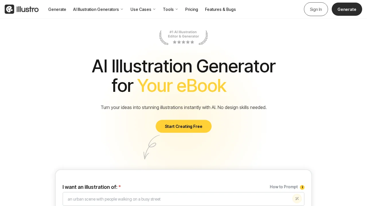 Illustro - AI Illustration Generator screenshot 1