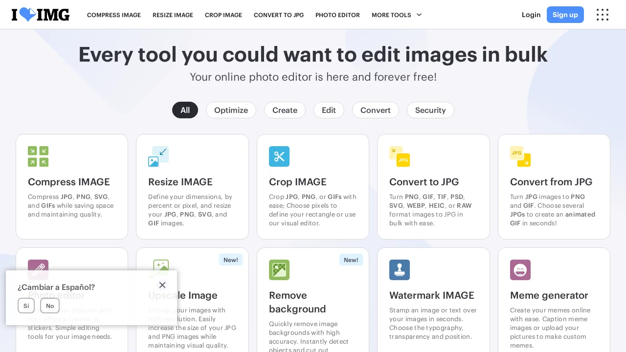 iLoveIMG screenshot 1