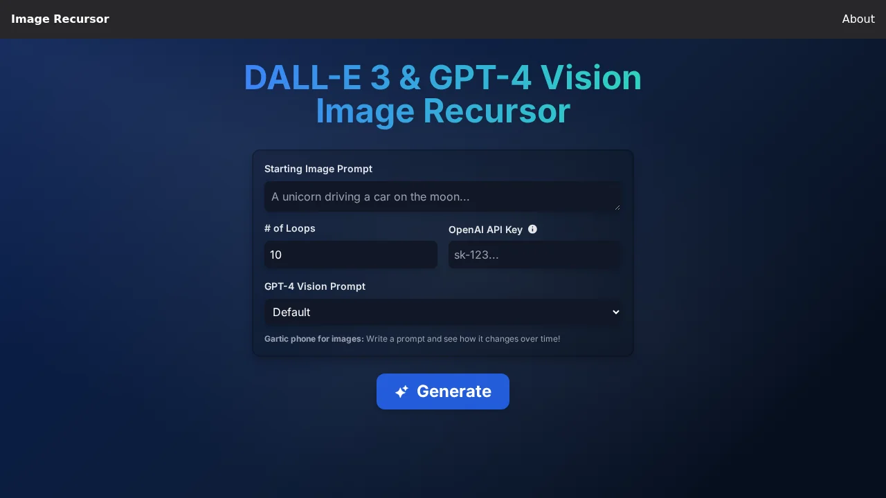 Image Recursor screenshot 1