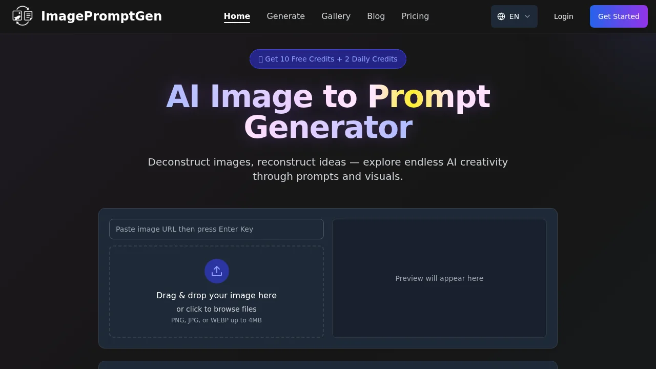 ImagePromptGen screenshot 1