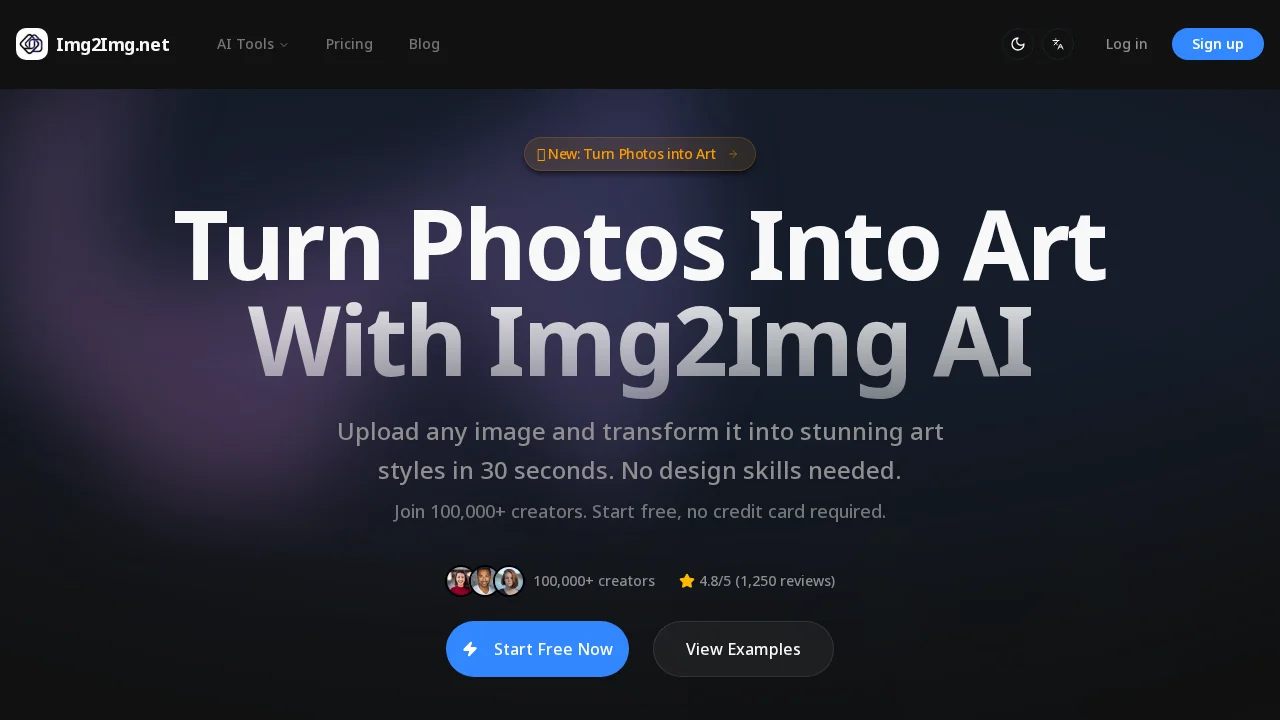 Img2Img.net AI screenshot 1