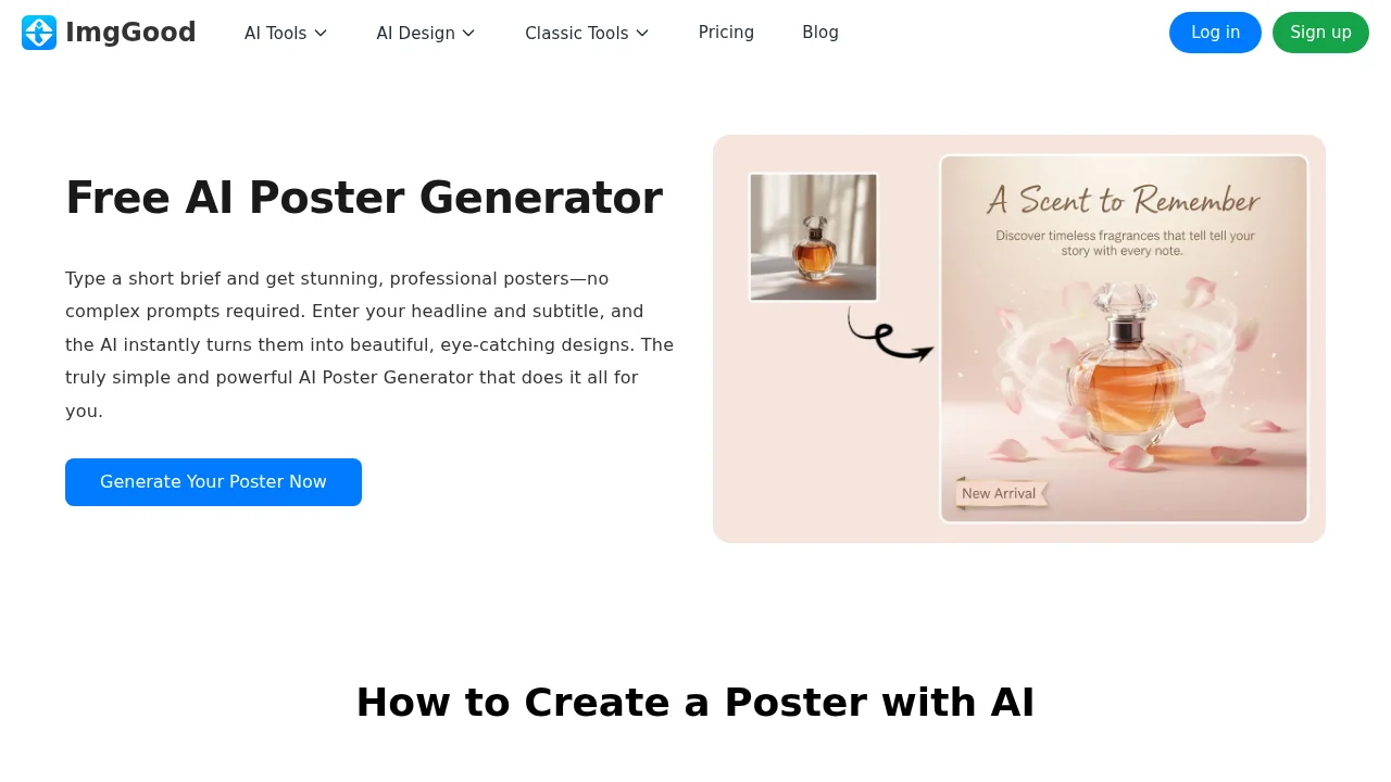 ImgGood AI | Poster Generator screenshot 1