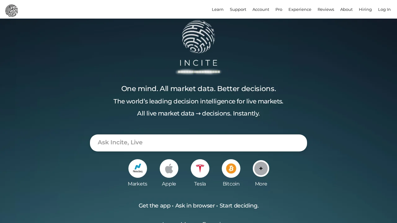 Incite Advisor screenshot 1