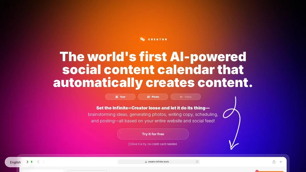 Infinite∞Creator screenshot 1