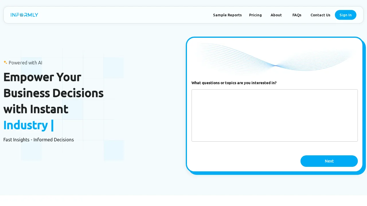 Informly screenshot 1