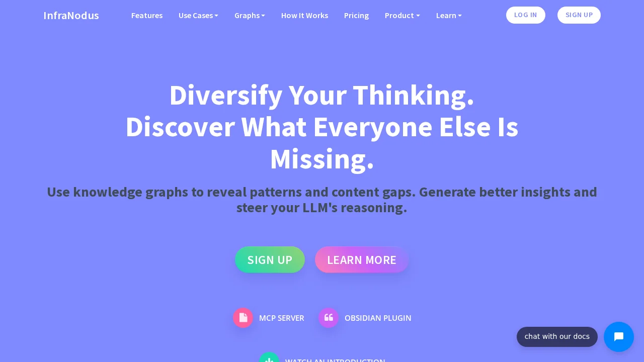 InfraNodus screenshot 1