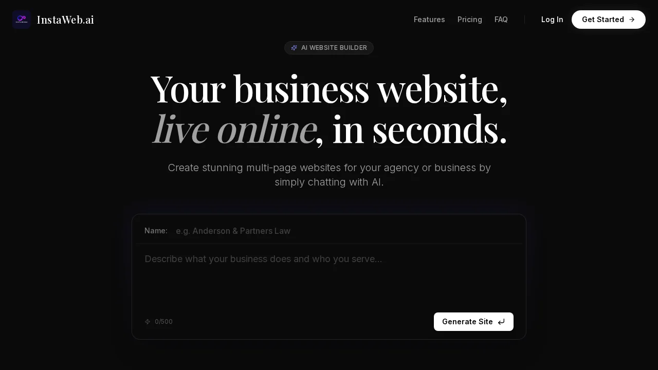 InstaWebAI screenshot 1