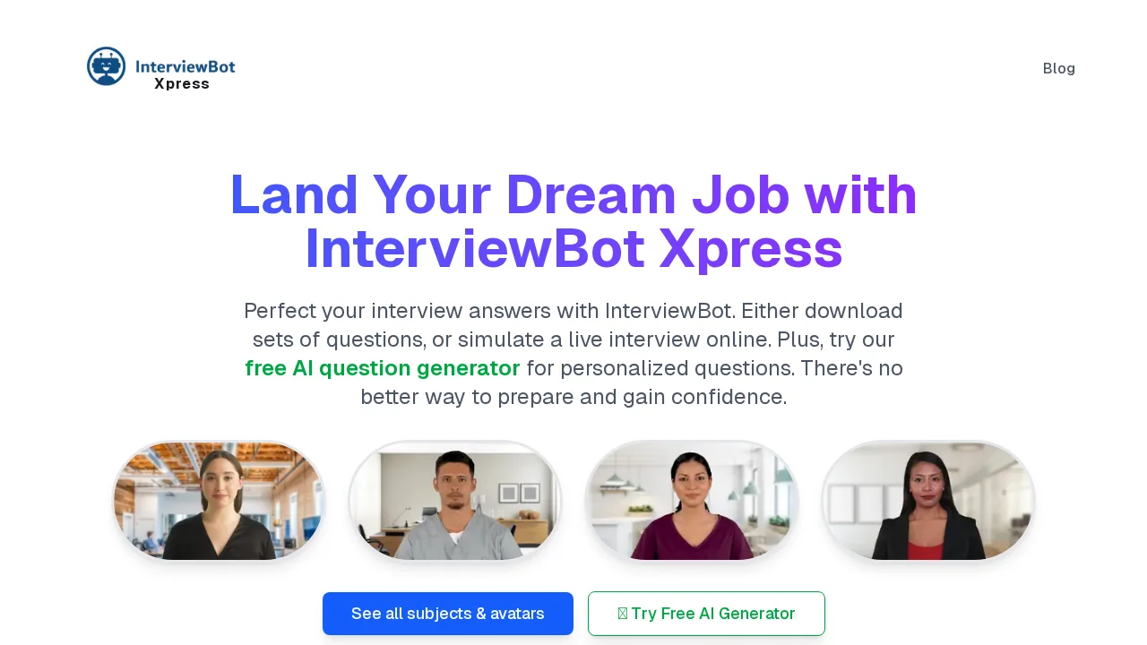 InterviewBot screenshot 1