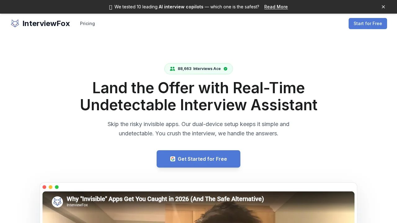 InterviewFox screenshot 1