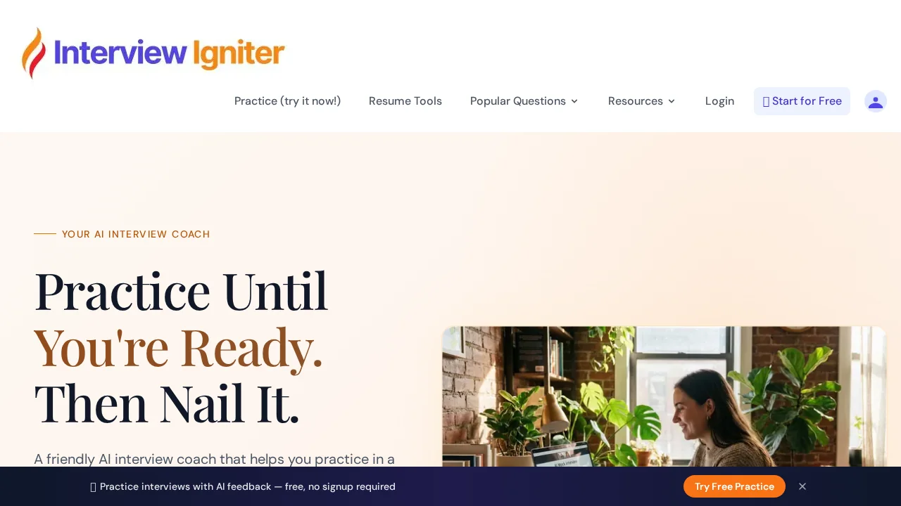 Interviewigniter screenshot 1