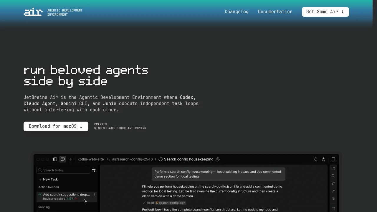 JetBrains Air screenshot 1