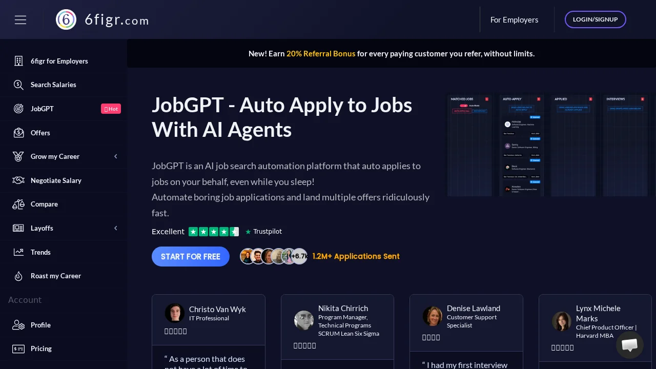 JobGPT screenshot 1