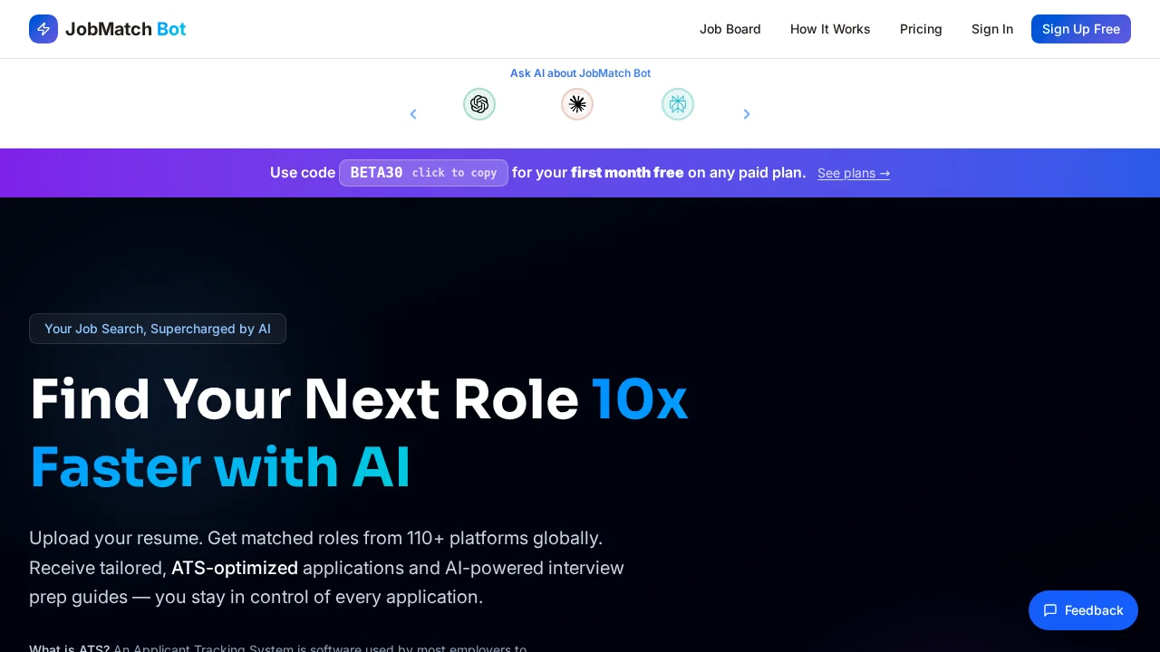 JobMatch Bot screenshot 1
