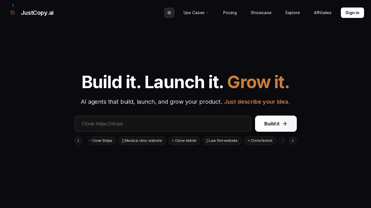 JustCopy.ai screenshot 1