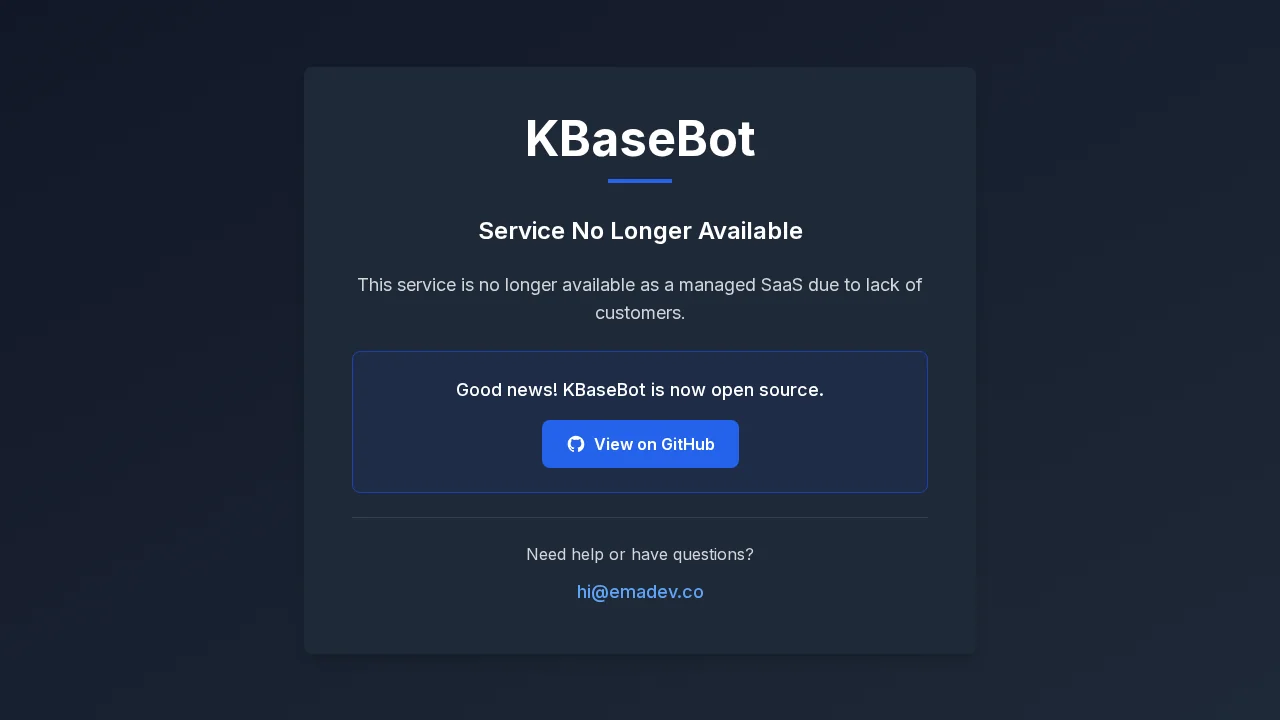 KBaseBot screenshot 1