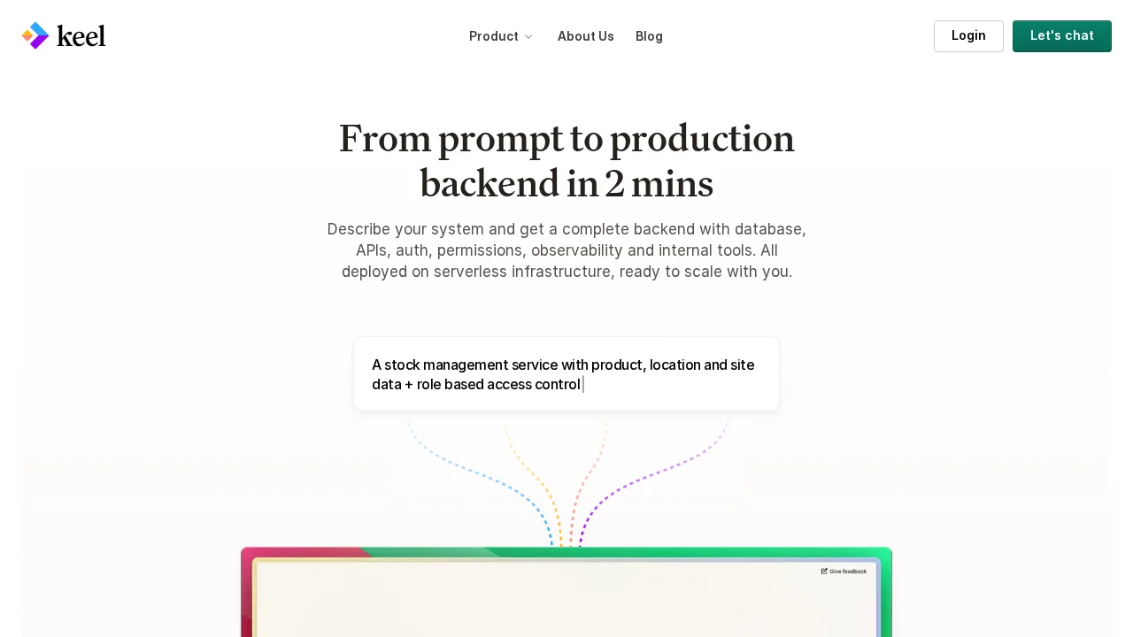 Keel Studio screenshot 1